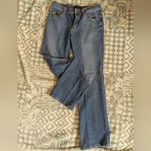 New York & Company Straight Leg Blue Jeans